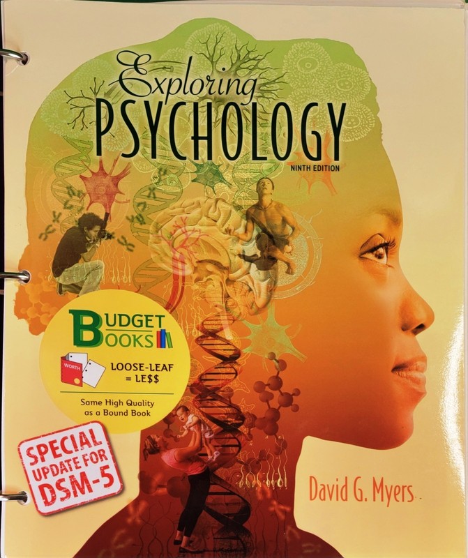 Loose-Leaf Version for Exploring Psychology w/ Updates on DSM-5 in 3-Ring Binder