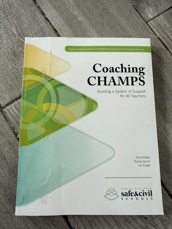 🍏 Coaching CHAMPS: Building a System of Support for all Teachers