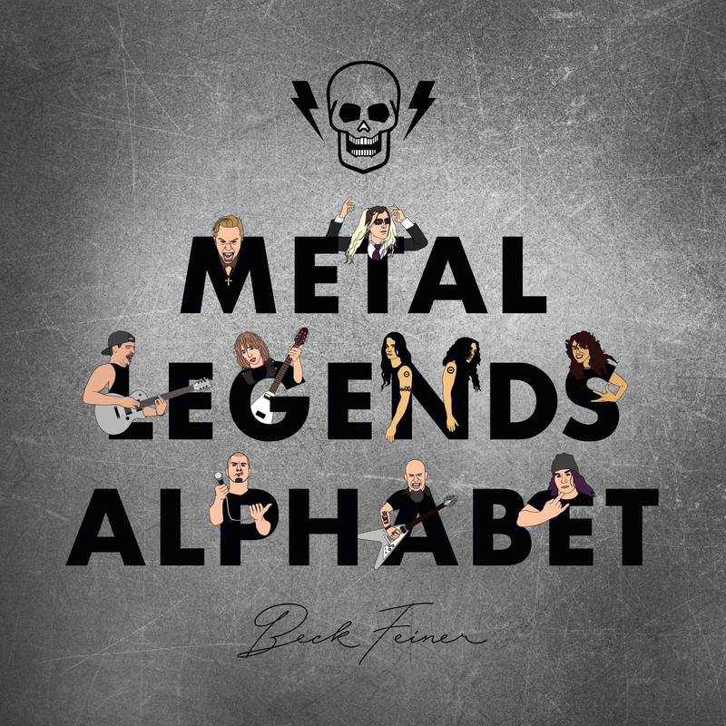 Metal Legends Alphabet by Feiner