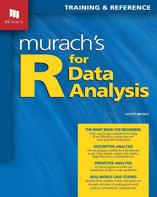 Murach’s R for Data Analysis by Scott McCoy (English) Paperback Book