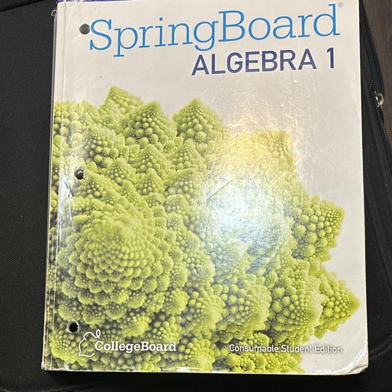 College Board SpringBoard Algebra 1 Consumable Student Edition Paperback 2015