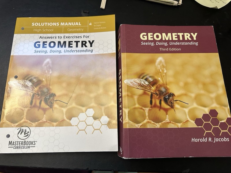 Geometry Harold Jacobs Textbook Third Edition & Solution Manual