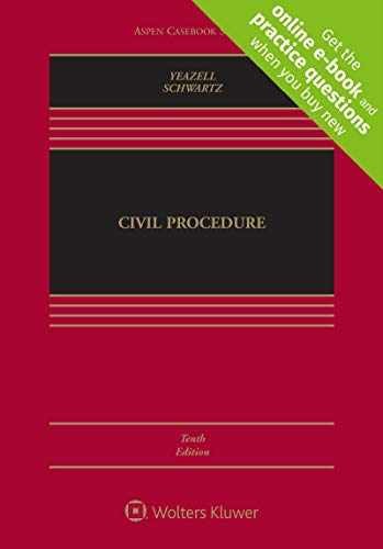 Civil Procedure, – Hardcover, by Stephen C. Yeazell; Joanna – Acceptable