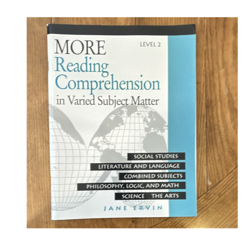 Educators Publishing Service More Reading Comprehension Level 2 Ervin PB 2003