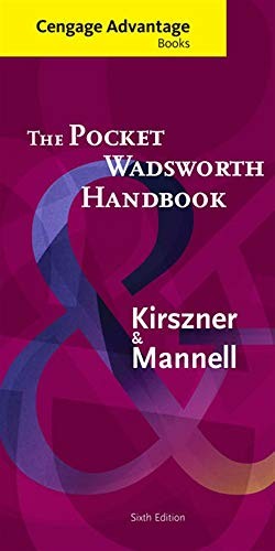 THE POCKET WADSWORTH HANDBOOK (CENGAGE ADVANTAGE BOOKS) By Laurie G. Kirszner