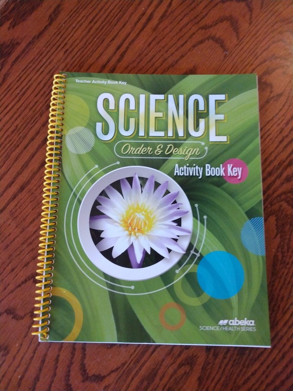 ABeka Science Order & Design TEACHER Activity Book Key NEW 2020 Spiral Grade 7