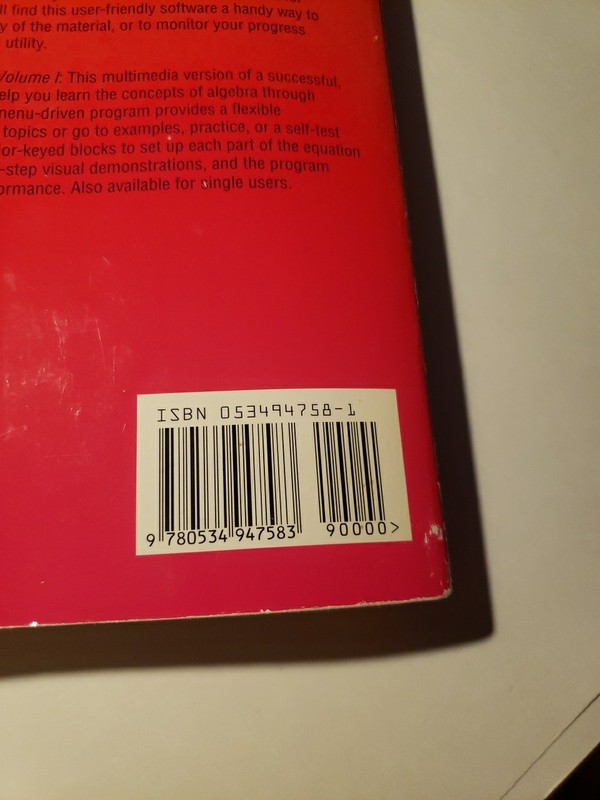 Arithmetic and Algebra by Rosanne Proga 1996 PB Book SOLD AS IS gallery