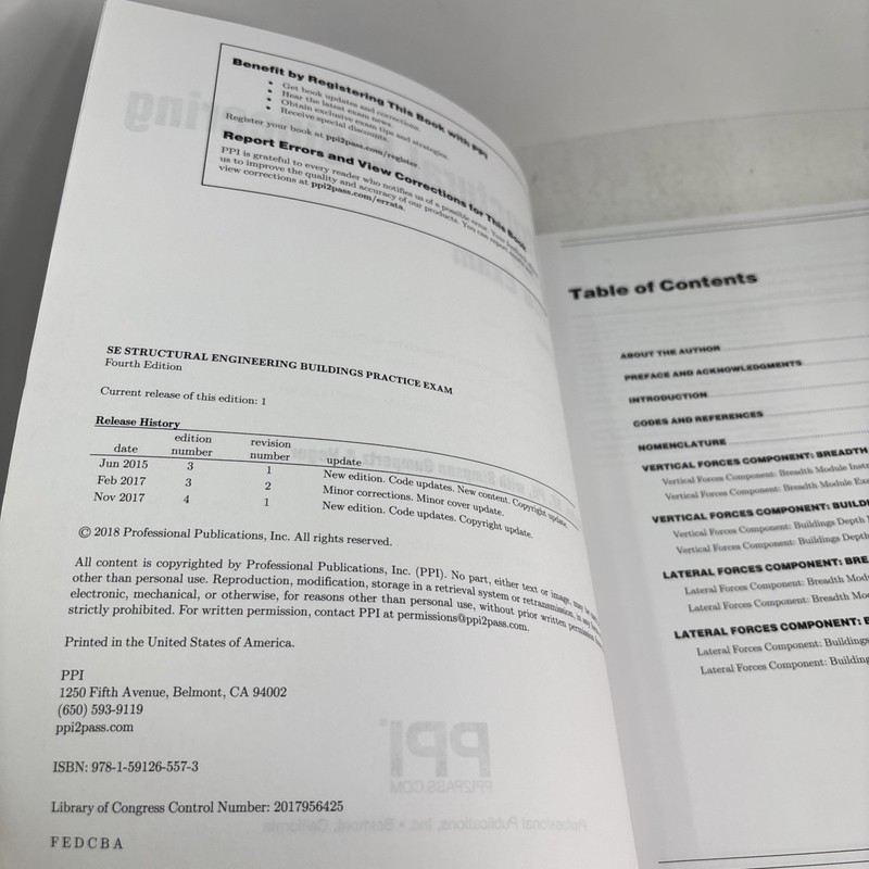 SE Structural Engineering Buildings Practice Exam Fourth Edition gallery