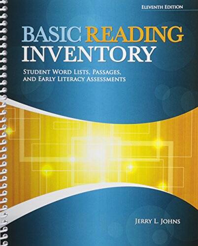 Basic Reading Inventory: Student Word Lists, Passages, and Early Literacy – GOOD