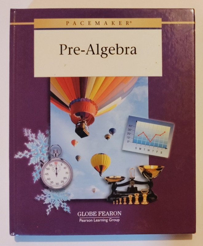 Pre Algebra by FEARON- Student Textbook Set, Good Condition, FREE SHIPPING