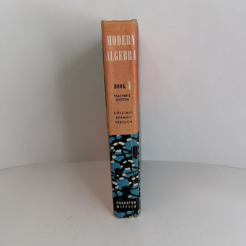 Modern Algebra: Structure and Method Book 1 Teacher’s Manual 1962 Hardcover gallery