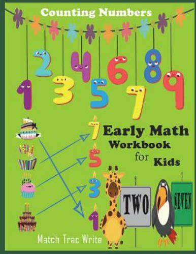 Early Math Workbook for Kids Counting Numbers Match, Tracing, Write: Number C…