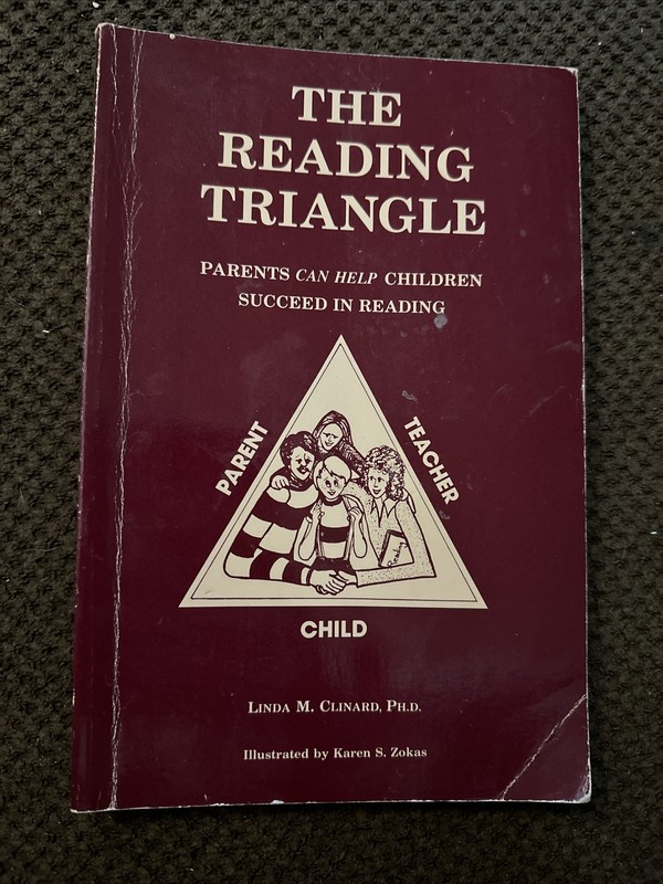 The Reading Triangle by Linda M Clinard SIGNED Vintage Paperback