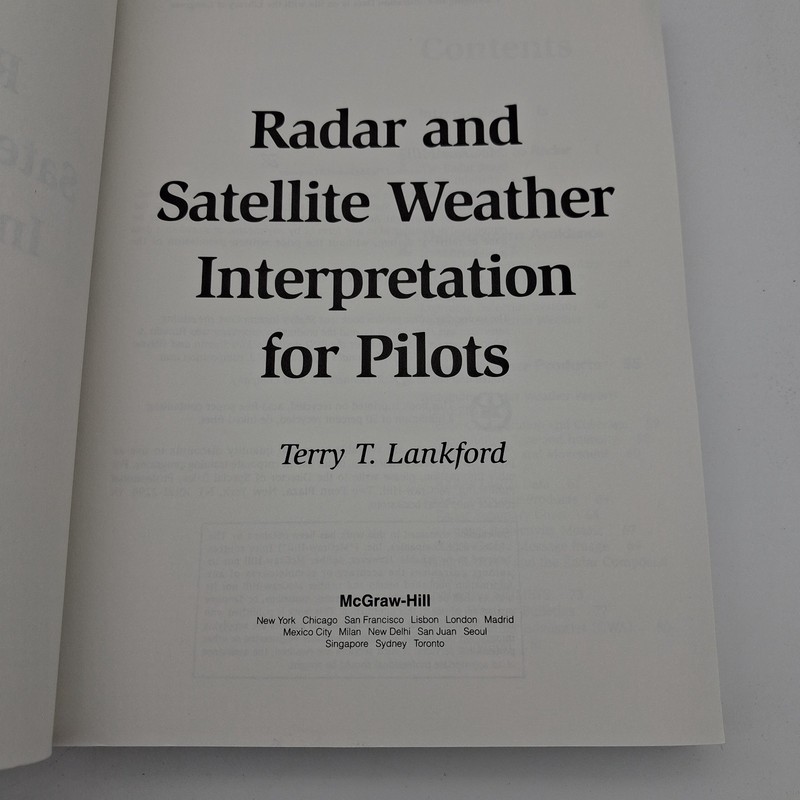 Radar & Satellite Weather Interpretation for Pilots (Paperback or Softback) gallery