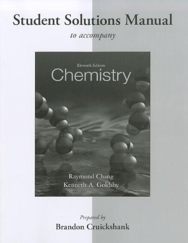 Student Solutions Manual for Chemistry – paperback Chang, Raymond|Goldsby, K…