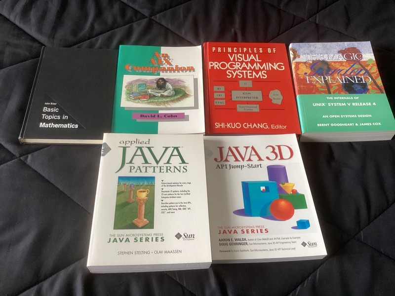Prentice Hall Lot of 6 Books, Java, AIX, Mathematics gallery
