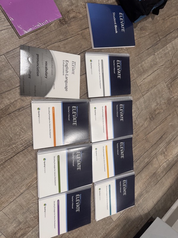 Reading Horizons Elevate Kit Teacher Manuals Student Book Homeschool Set