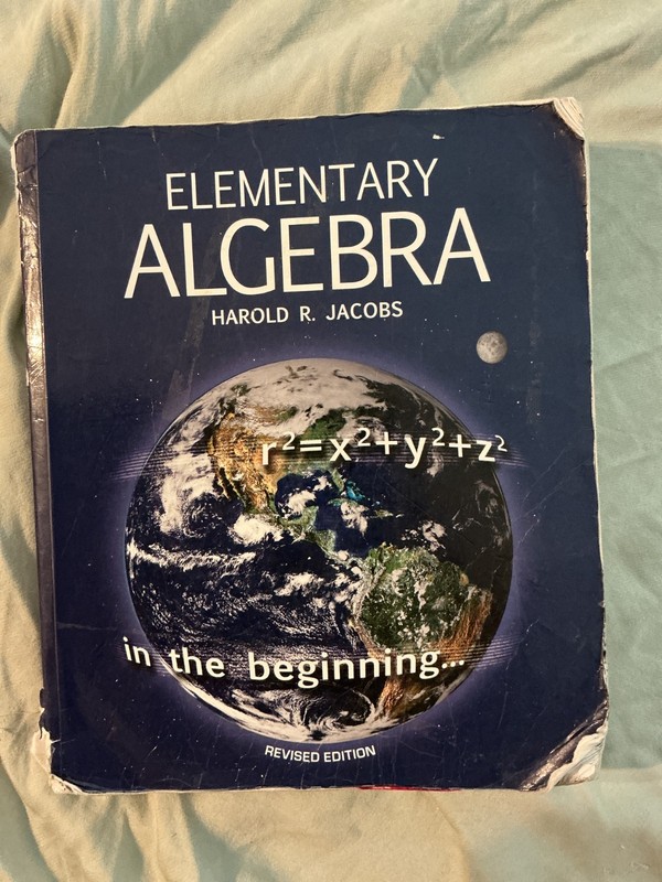 Master Book Elementary Algebra by Harold Jacobs Revised Edition