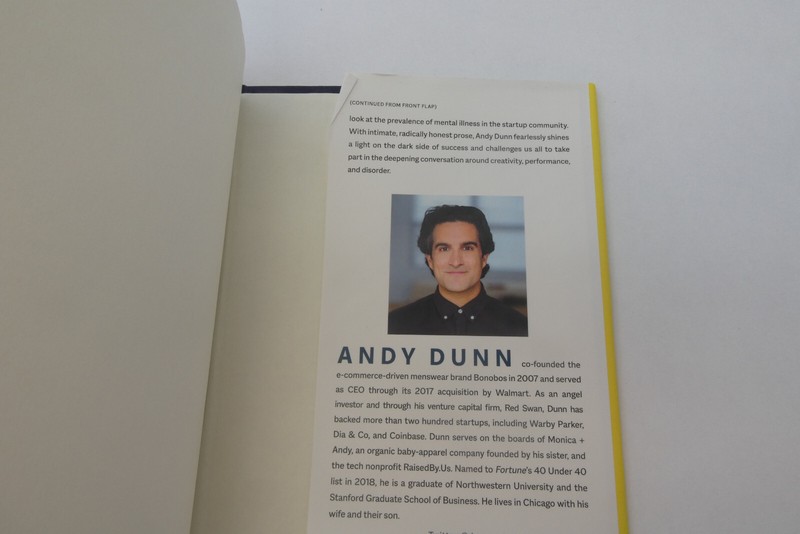 First Edition First Printing Burn Rate Launching A Startup Andy Dunn HC Book gallery