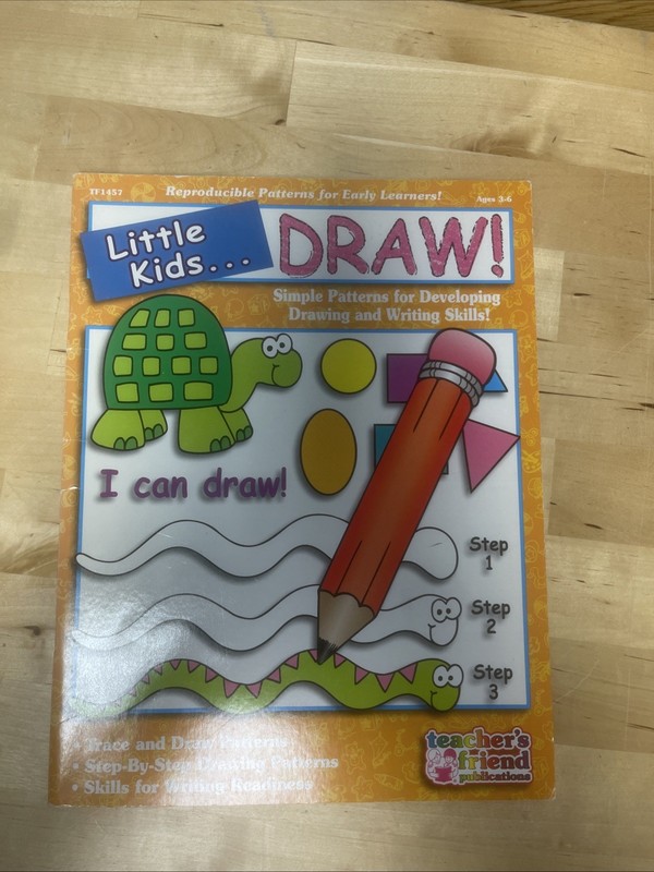 Simple Patterns For Developing Drawing Skills For Preschooler To kindergarten.