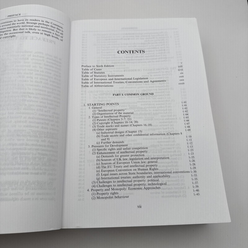 Intellectual Property Copyrights Patents by David Llewelyn 2007 PB 6th Edition gallery