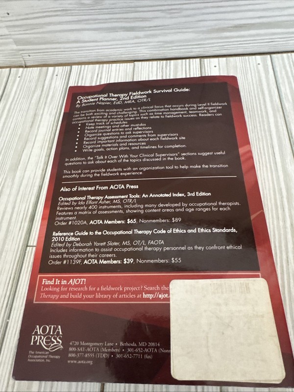 Occupational Therapy Fieldwork Survival Guide: a Student Planner gallery