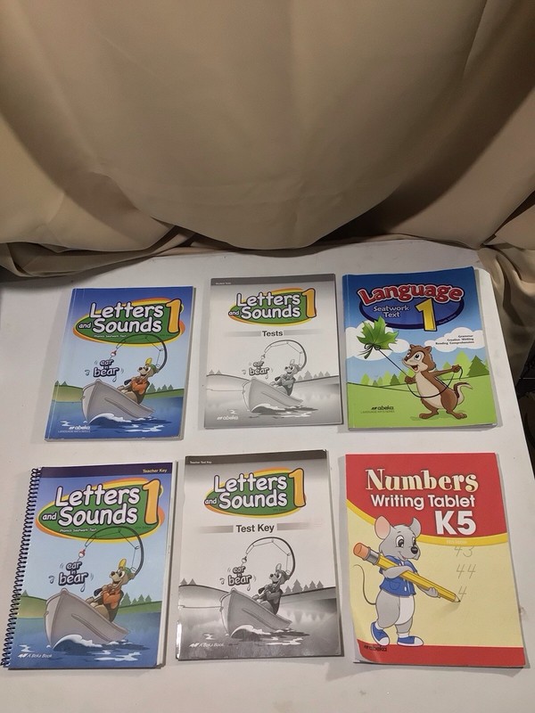 Abeka Letters & Sounds Language Student Teacher Books Lot of 6