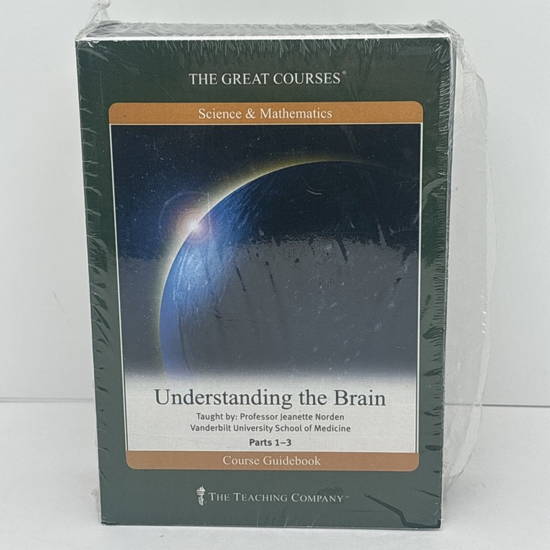The Great Courses: Understanding The Brain 6 DVD PT 1,2,3 + Guidebook – NEW