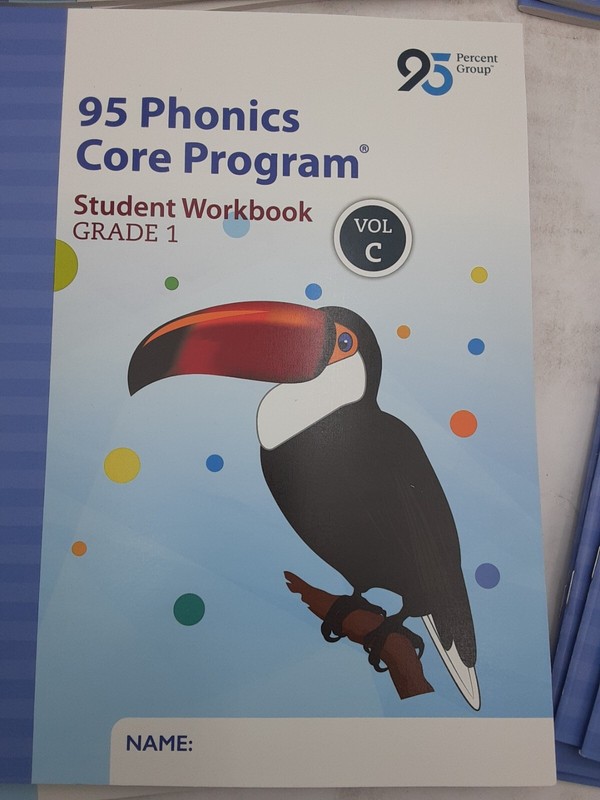 95 Phonics Core Program, Gr 1-Student Wkbk Set (A,B.C,D) for 5 Students-20 books gallery