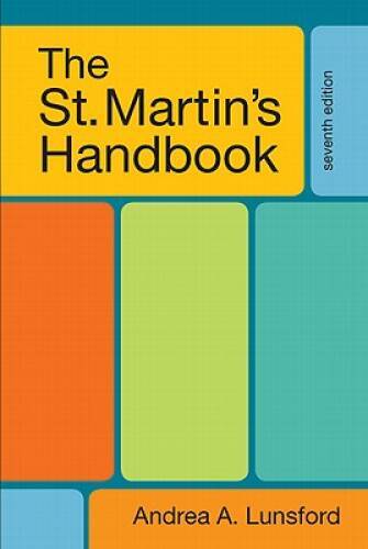 The St. Martin’s Handbook, 7th Edition – Paperback – VERY GOOD