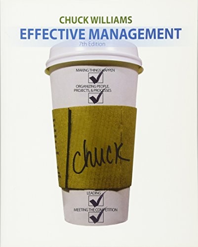 Effective Management, Williams, Chuck
