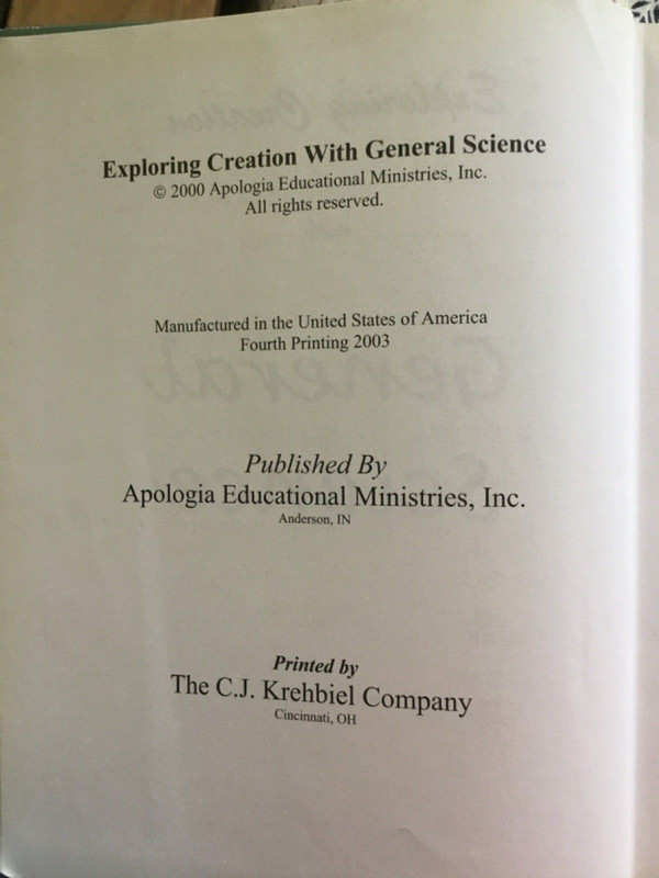 Exploring Creation with General Science - Apologia - Jay L. Wile gallery