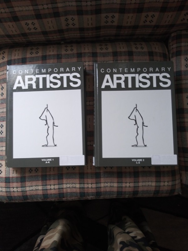COMTEPORARY ARTISTS, FIFTH EDITION, 2 VOLUMES SET, ST. JAMES PRESS, 2002