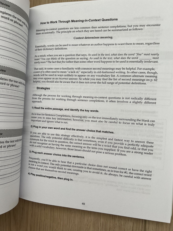 The Complete Guide to SAT Reading, 5th edition, Paperback, Very Good gallery