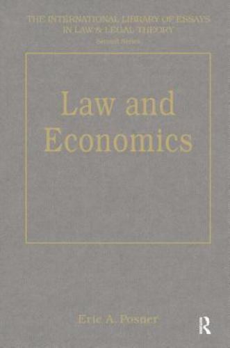 Law and Economics, Hardcover by Posner, Eric A. (EDT), Brand New, Free shippi…