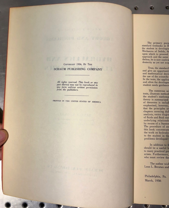 VNTG Theory and Problems of Hydraulics and Fluid Mechanics 1956 Ranald V. Giles gallery