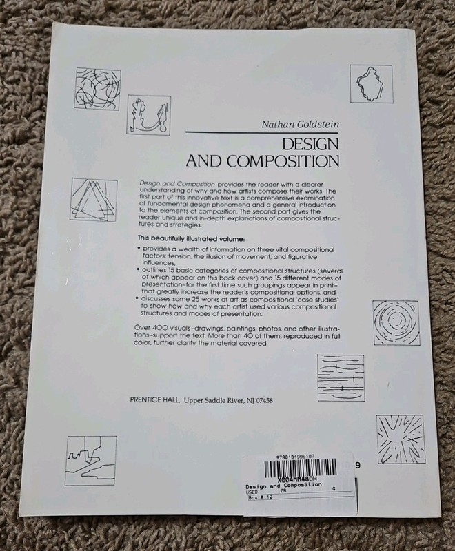 Design and Composition by Nathan Goldstein (1989, Trade Paperback) gallery
