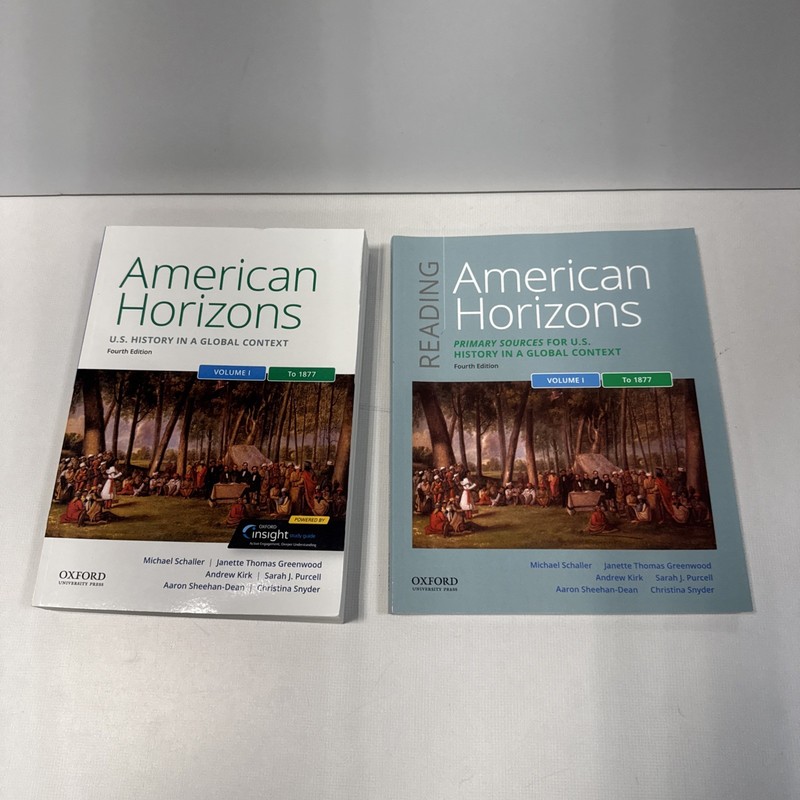 American Horizons: US History in a Global Context, Vol. 1, 4th Ed + Reading AH