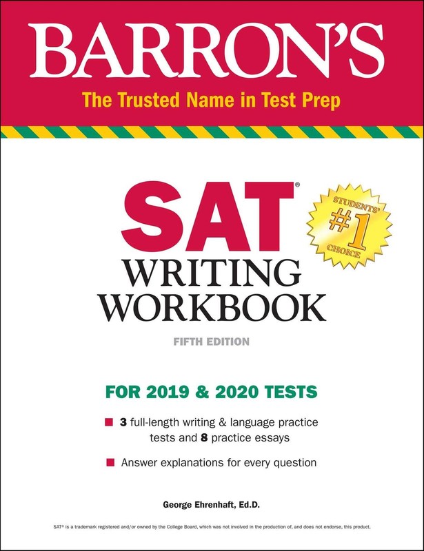 SAT Writing Workbook (Barron’s SAT Prep) – paperback Ehrenhaft Ed. D., Georg…