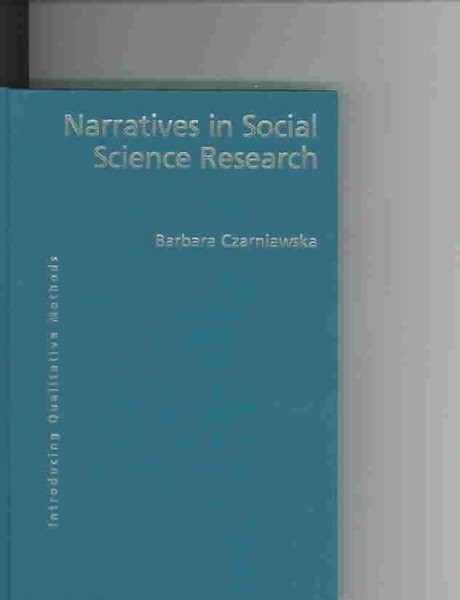 Using Narrative Methods in Social Science Research, Hardcover by Czarniawska,…