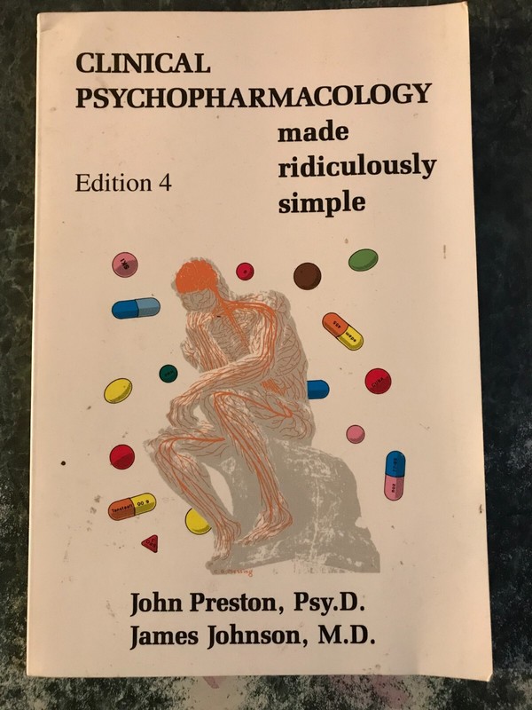 Clinical Psychopharmacology Made Ridiculously Simple (4th Ed.) 2003, 74 pages VG