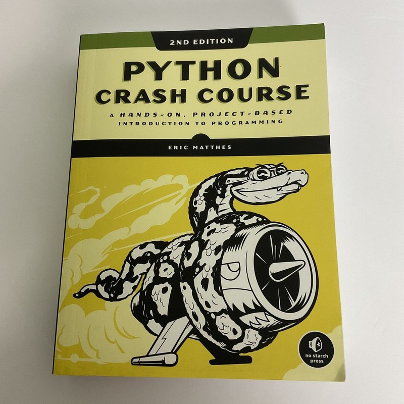 Python Crash Course 2nd Edition Eric Matthes A Hands On Project