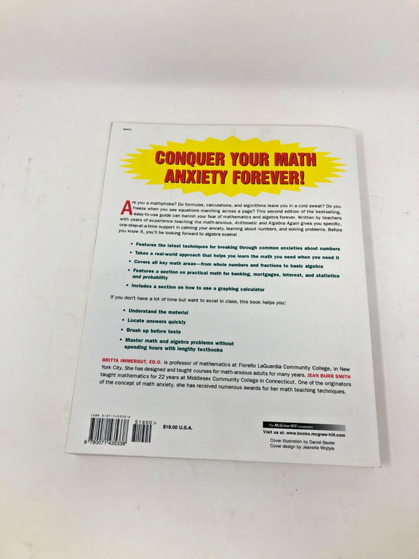 Arithmetic and Algebra Again: Leaving Math Anxiety Behind Forever 2nd Edition gallery