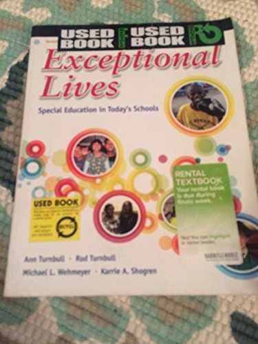 Exceptional Lives: Special – Paperback, by Ann Turnbull; Rud – Acceptable n