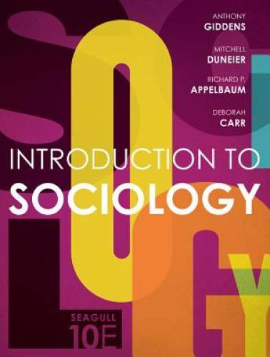 Introduction to Sociology (Seagull Tenth Edition) – Paperback – GOOD