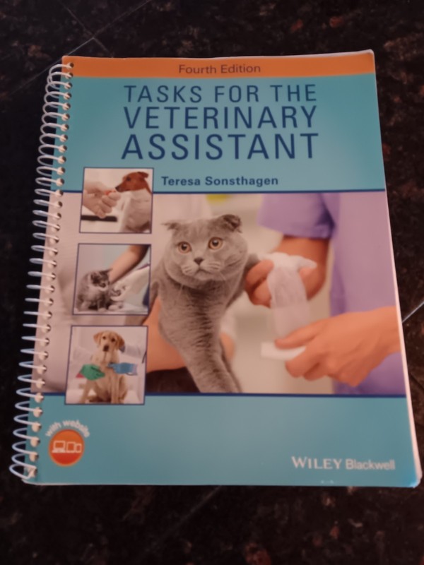 Tasks for the Veterinary Assistant by Teresa Sonsthagen (2020, Spiral) 4th Editi