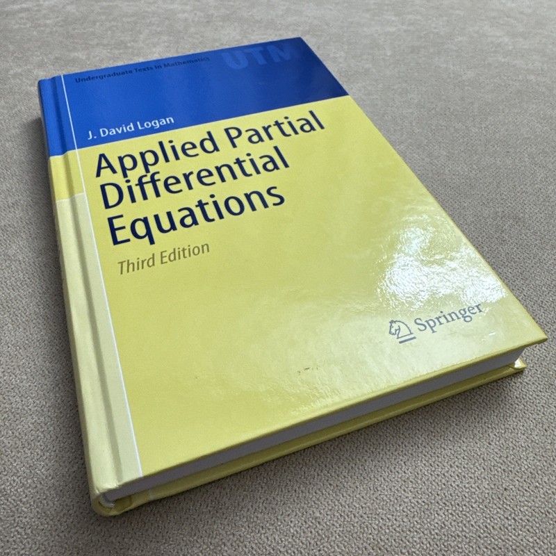 J. David Logan Applied Partial Differential Equations 3rd Ed Springer Hardcover gallery