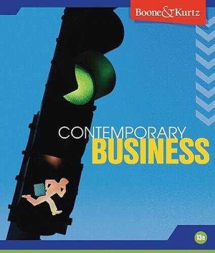 Contemporary Business – Hardcover By Boone, Louis E – GOOD