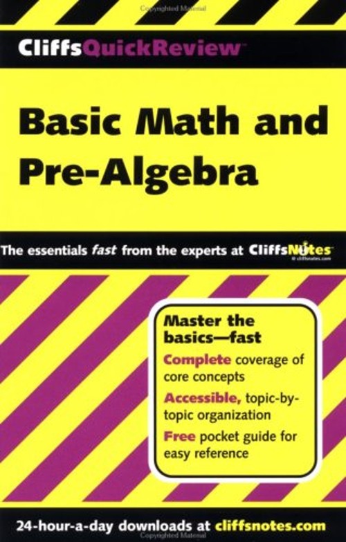 Basic Math and Pre-Algebra Paperback Jerry Bobrow