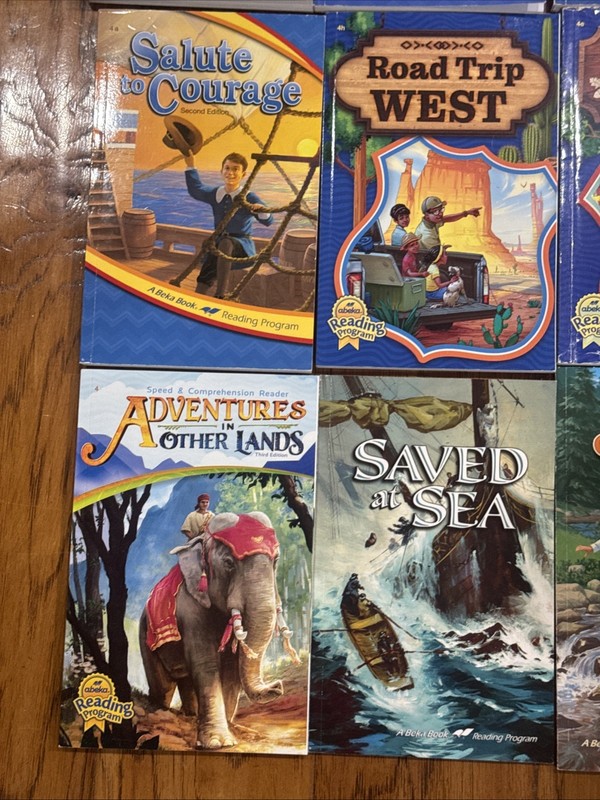 A Beka Reading Program 4TH GRADE Lot of 9 books ABEKA READING English Homeschool gallery